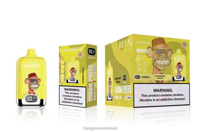 Bang Box 15000 trekjes aardbei banaan - Bang Box Vape Review