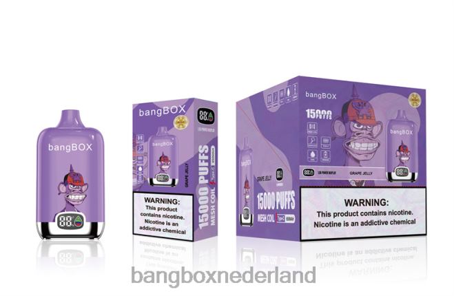 Bang Box 15000 trekjes druivengelei - Bang Box Vape