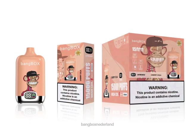 Bang Box 15000 trekjes kersen cola - Bang Box Nederland