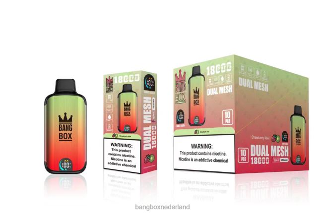 Bang Box 18000 trekjes aardbei-kiwi - Bang Box Nederland
