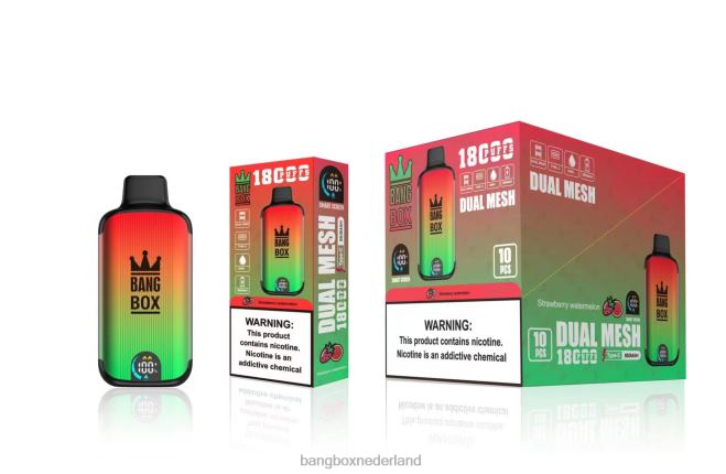 Bang Box 18000 trekjes aardbei watermeloen - Bang Box Nederland