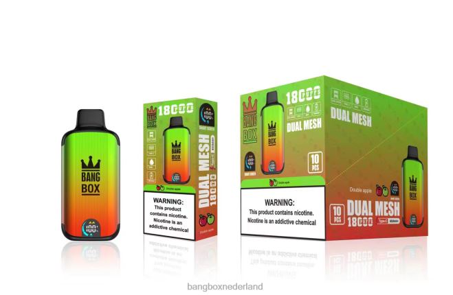Bang Box 18000 trekjes dubbele appel - Bang Box Vape
