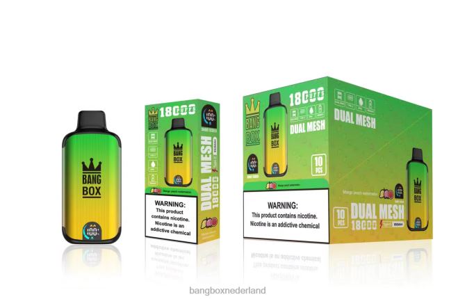 Bang Box 18000 trekjes mango perzik watermeloen - Bang Box Vape