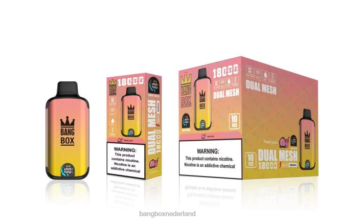 Bang Box 18000 trekjes perziksap - Bang Box Vape Review