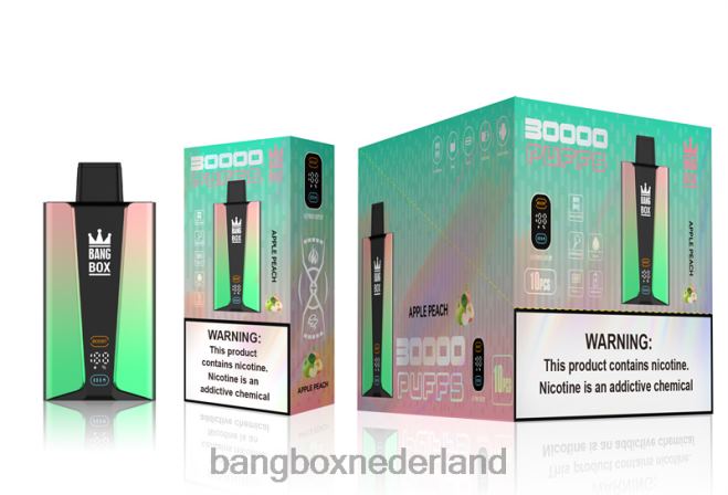 Bang Box 30.000 trekjes slim scherm appel perzik - Bang Box Vape Review