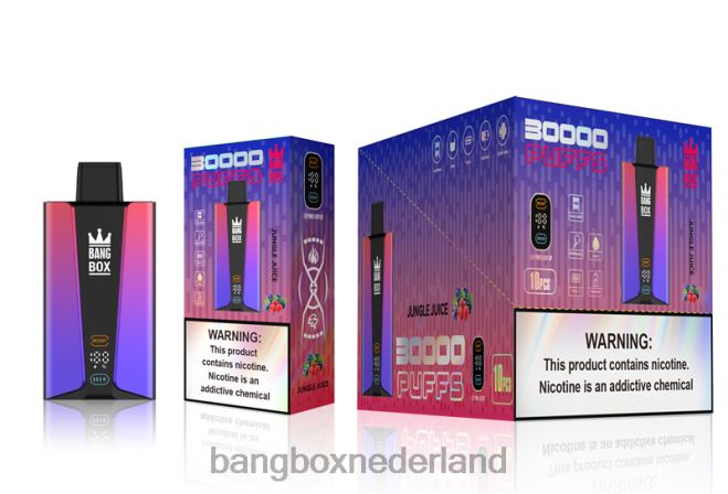 Bang Box 30.000 trekjes slim scherm jungle-sap - Bang Box Vapes