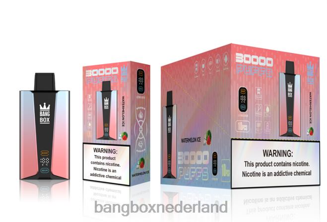 Bang Box 30.000 trekjes slim scherm watermeloen ijs - Bang Box Vapes