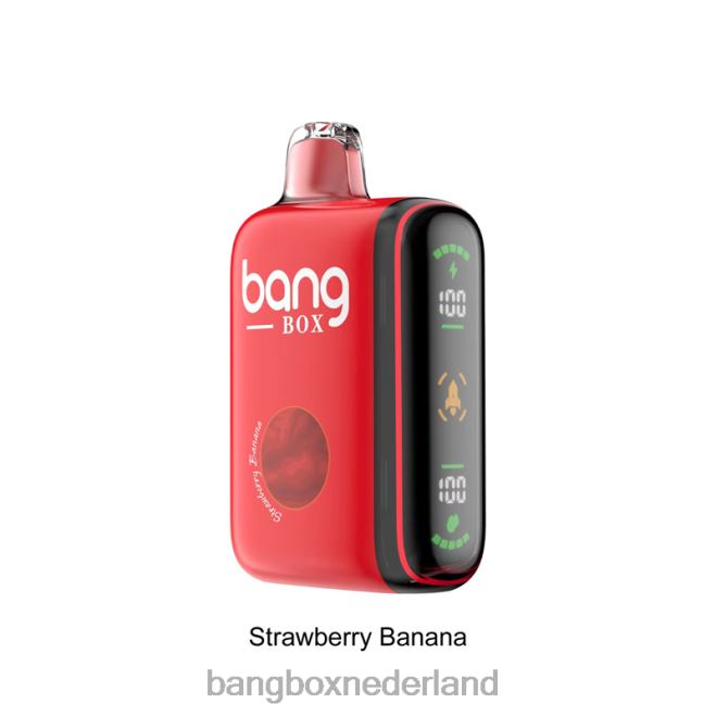 Bang Box Intelligente vermogensweergave van 9000-18000 rookwolken aardbei banaan - Bang Box Vape