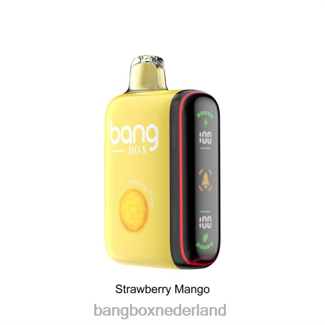 Bang Box Intelligente vermogensweergave van 9000-18000 rookwolken aardbei-mango - Bang Box Vape Review