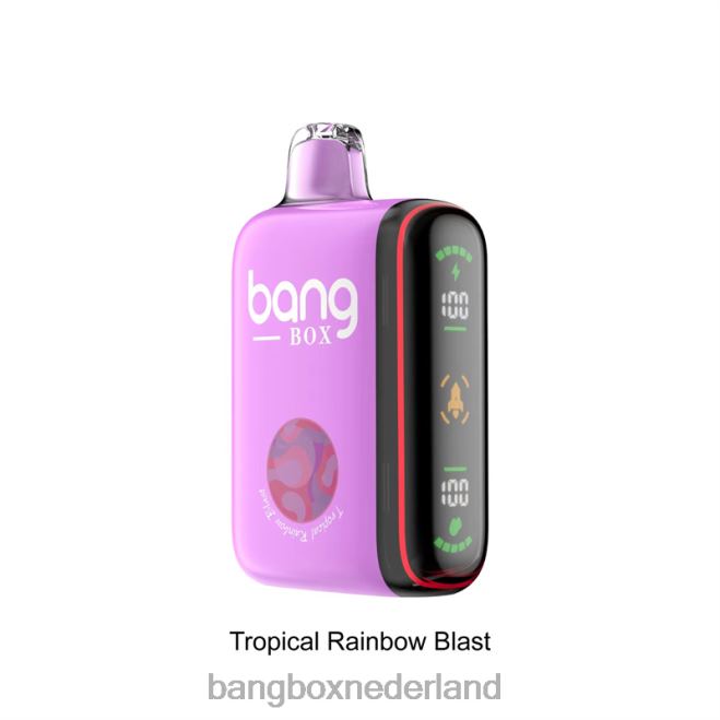 Bang Box Intelligente vermogensweergave van 9000-18000 rookwolken tropische regenboogexplosie - Bang Box Nederland