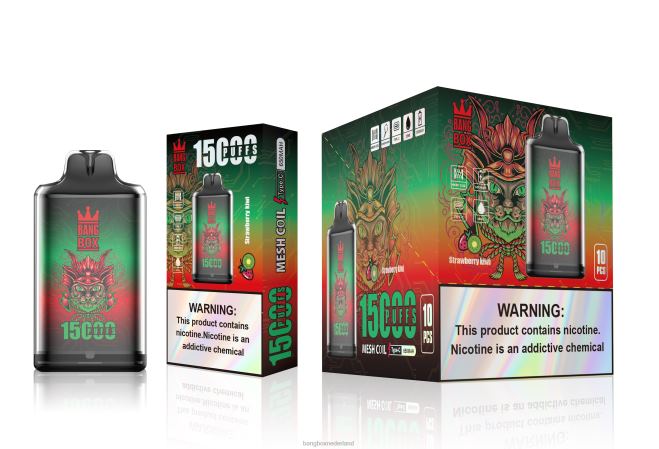 Bang Box s1-15000 trekjes aardbei-kiwi - Bang Box Nederland
