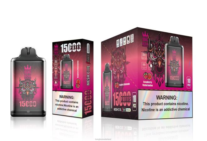 Bang Box s1-15000 trekjes frambozen watermeloen - Bang Box Vape