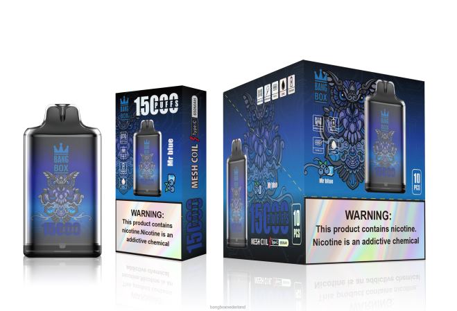 Bang Box s1-15000 trekjes meneer blauw - Bang Box Vape